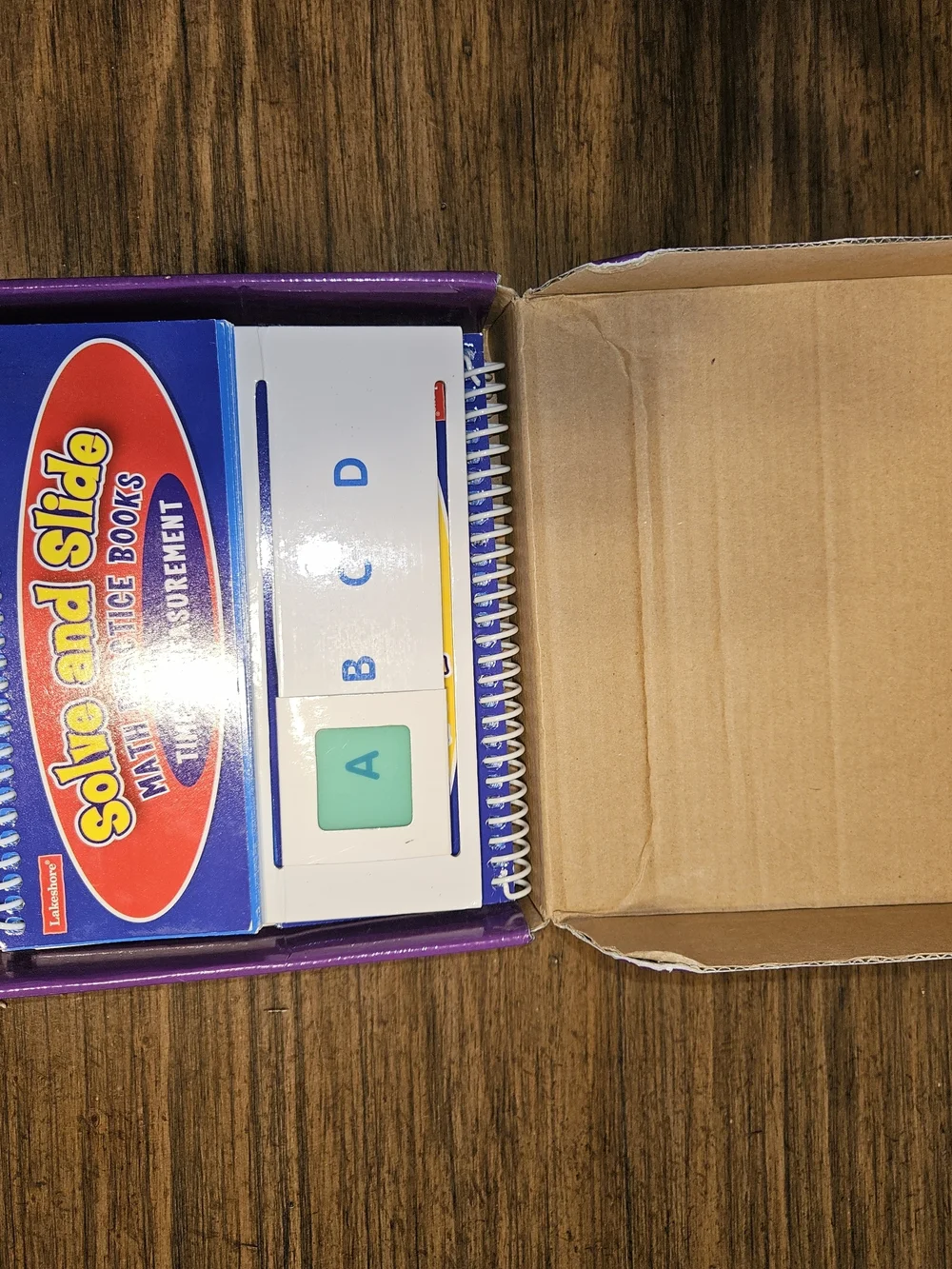 Lakeshore Solve and Slide Math Practice Books - Purple